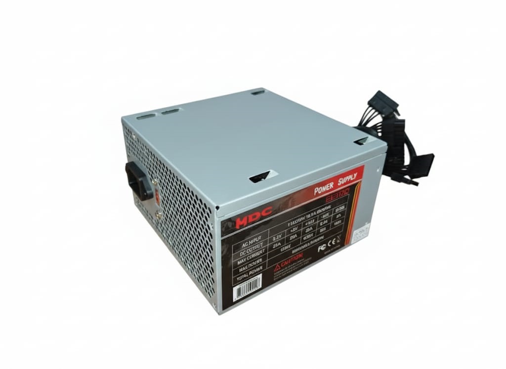 FUENTE DE PODER DE 550W MDC 20+4p, 6 SATA, 1p8